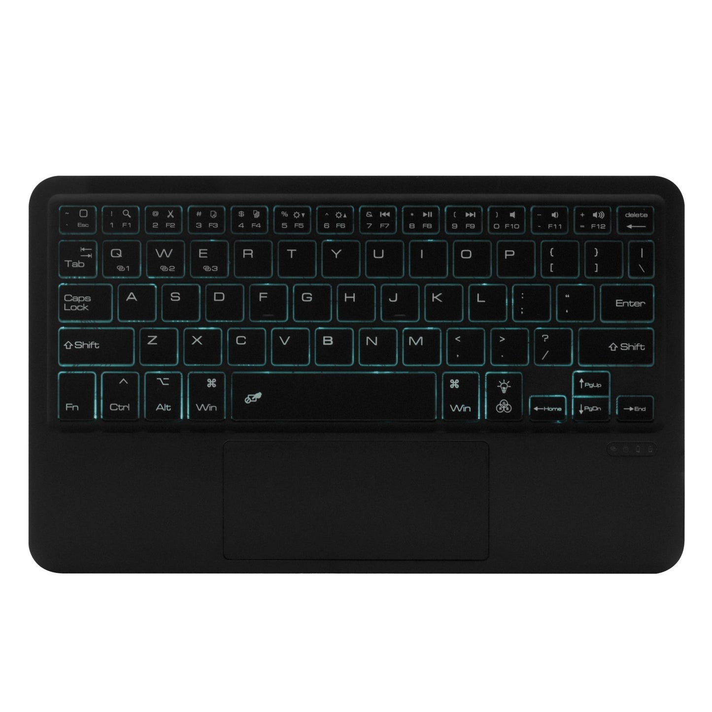iPad 10.2 10.5 inch backlit and trackpad bluetooth keyboard with foldable Case