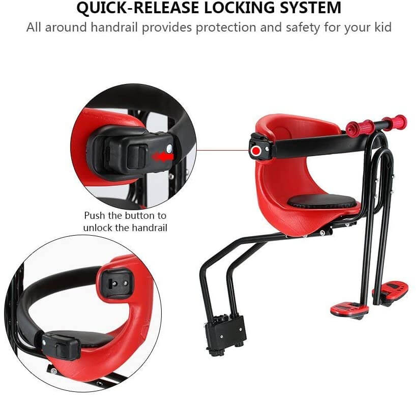 bicycle carrier with foot support