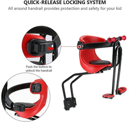 bicycle carrier with foot support