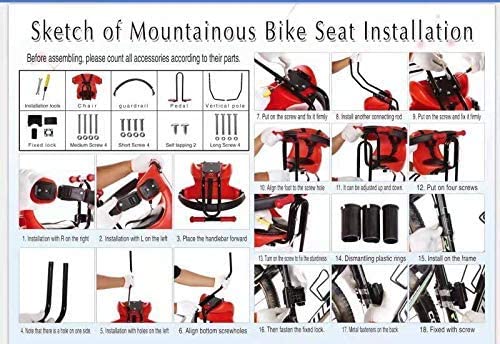 front bicycle carrier red