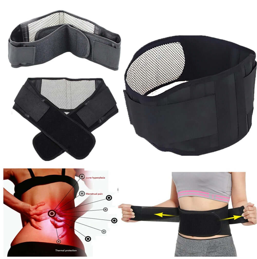 Back brace with neoprene panel
