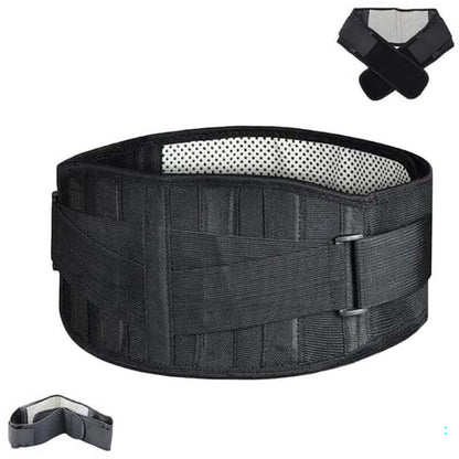 Large back support belt front view
