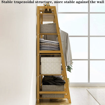 Bamboo Wardrobe Clothes Rack - The Shopsite