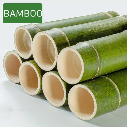 Lightweight bamboo plant rack
