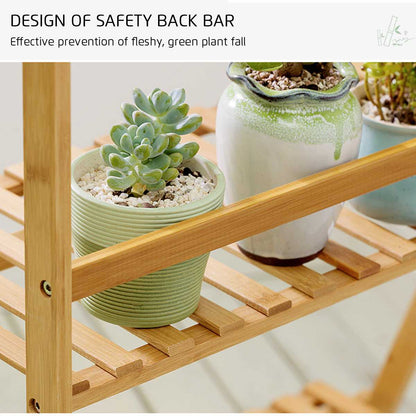Foldable plant stand assembled