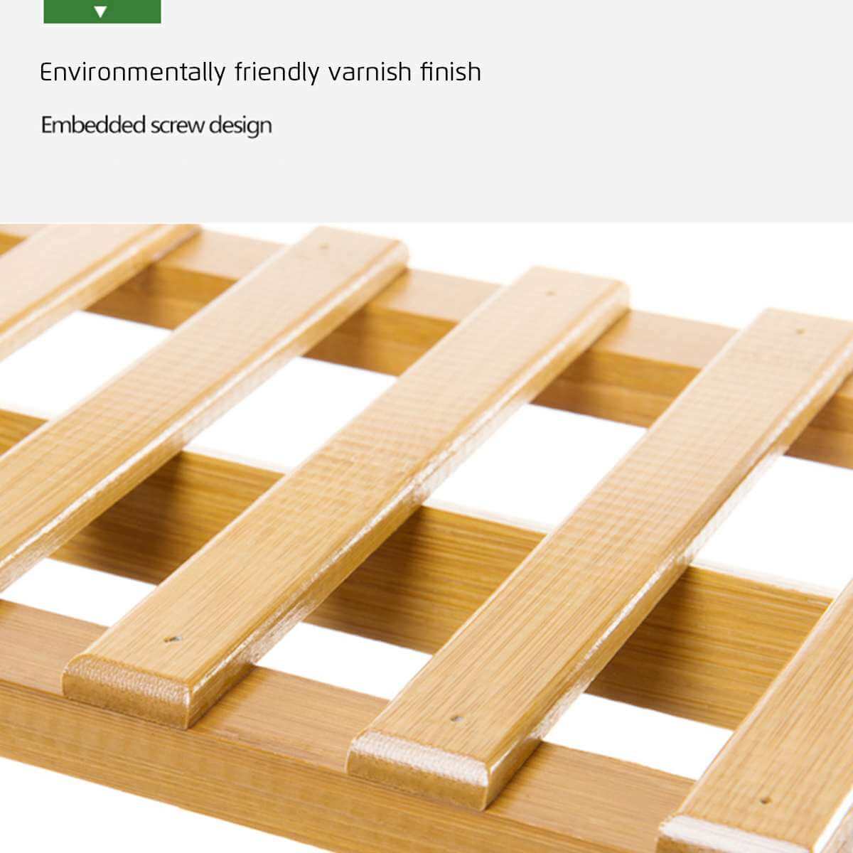 Bamboo rack for decor storage