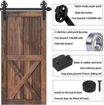 barn door hardware wall connectors
