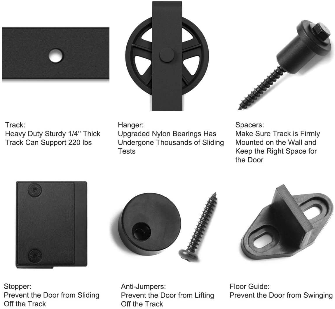 barn door hardware door stopper