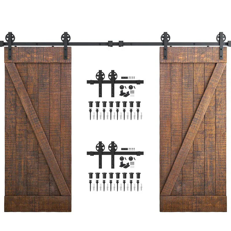 Barn Door Hardware 3.66m Double Door