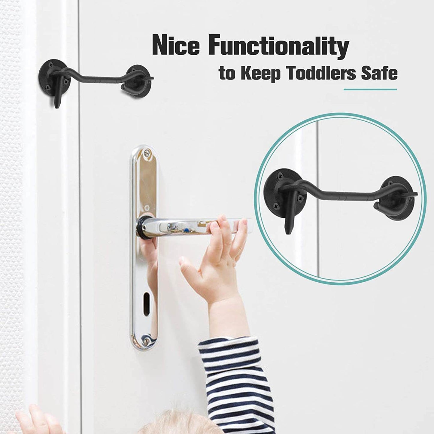 Barn Door Hardware Hook 2 4 '' Privacy Hooks