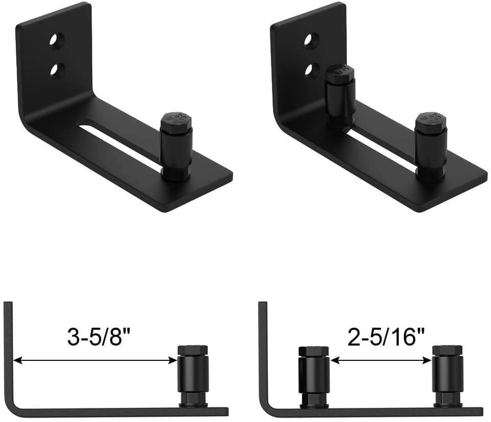 Barn Door Hardware Bottom Adjustable Roller - The Shopsite