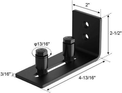 Barn Door Hardware Bottom Adjustable Roller - The Shopsite
