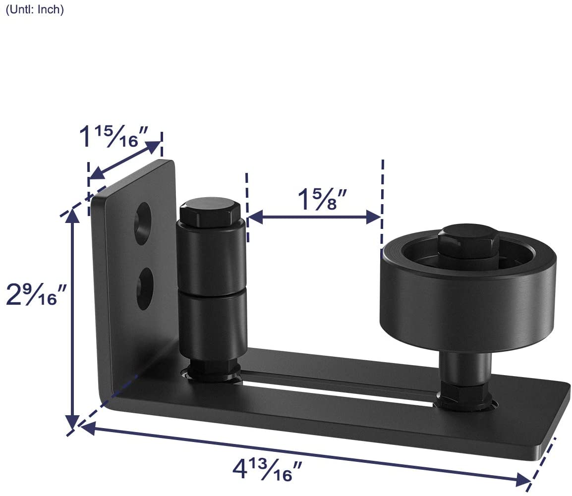 Sliding Barn Door Hardware For Bottom Adjustable Roller - The Shopsite