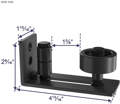 Sliding Barn Door Hardware For Bottom Adjustable Roller - The Shopsite