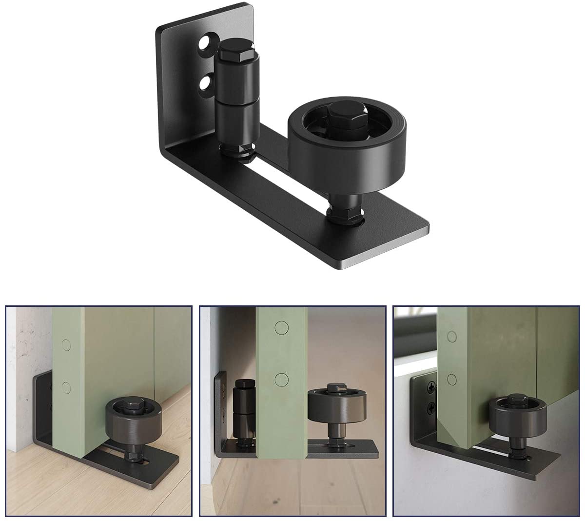 Sliding Barn Door Hardware For Bottom Adjustable Roller - The Shopsite