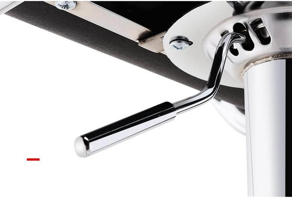 Bar Stool Leather Black Chair - The Shopsite