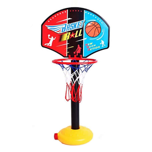 Basketball Hoop Adjustable Stand With Ball