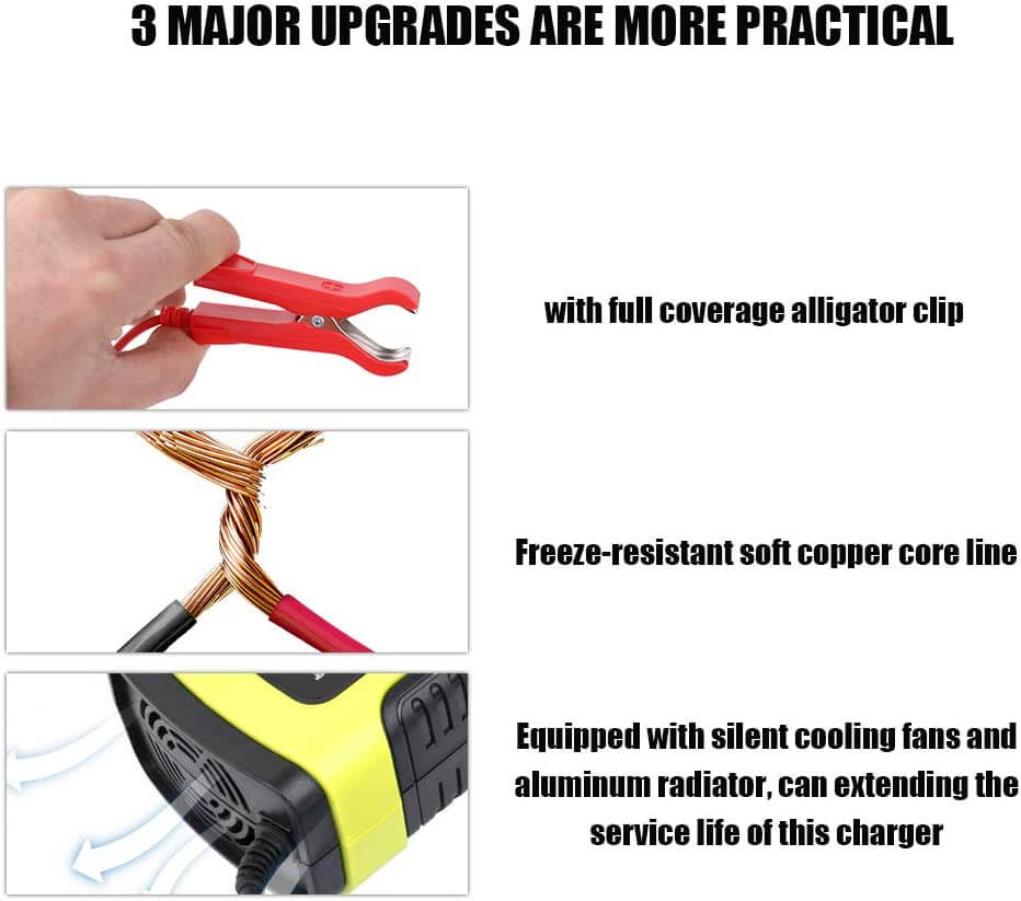 Car Battery Charger Automatic Battery Charger - The Shopsite