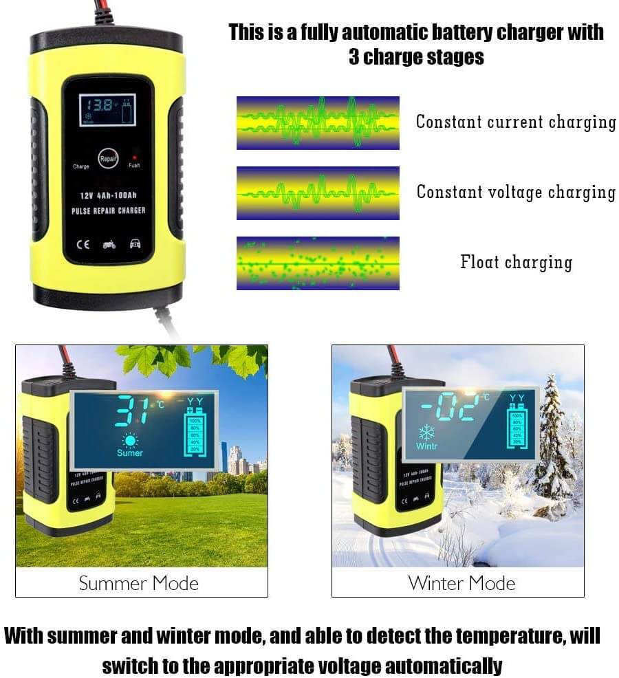 Car battery maintainer charger
