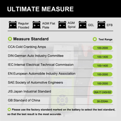 Car Battery Tester with Printer