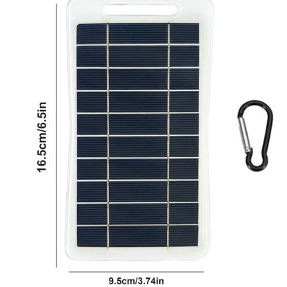 Solar Panel For Charging Devices - 2W/5V USB Output