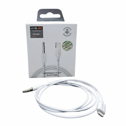 Lightning To 3.5mm Aux Audio Adapter Cable (GO63AT)