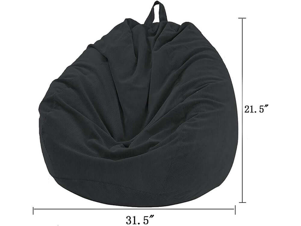 premium corduroy bean bag