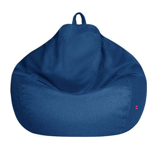 Large bean bag cover dark blue