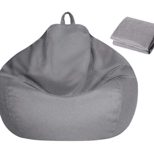 large bean bag cover grey