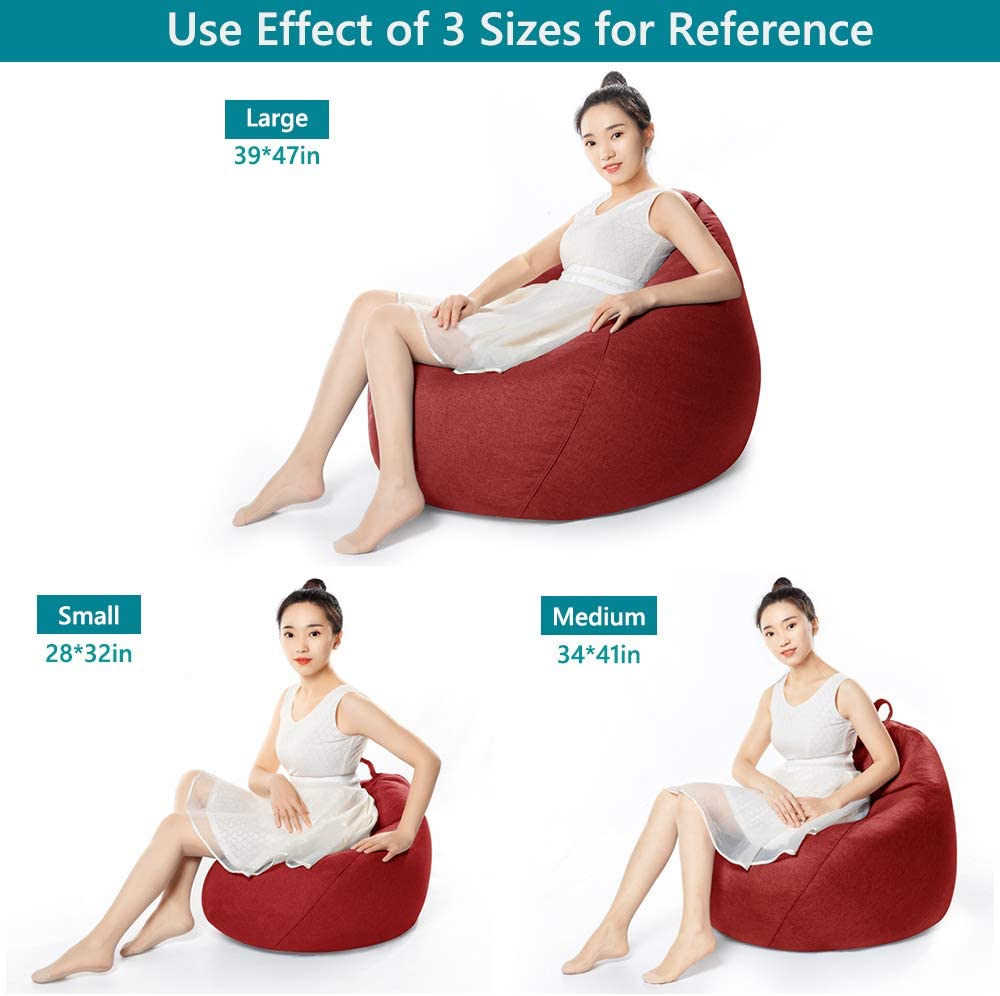Washable bean bag cover
