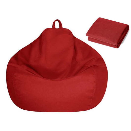 Large red bean bag cover