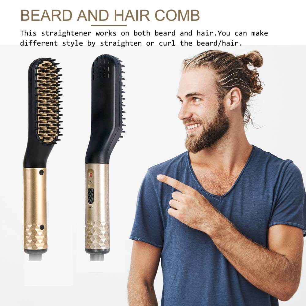 Electric Beard Hair Straightener For Men