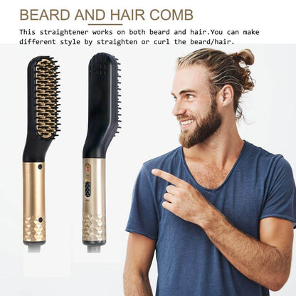 Electric Beard Hair Straightener For Men