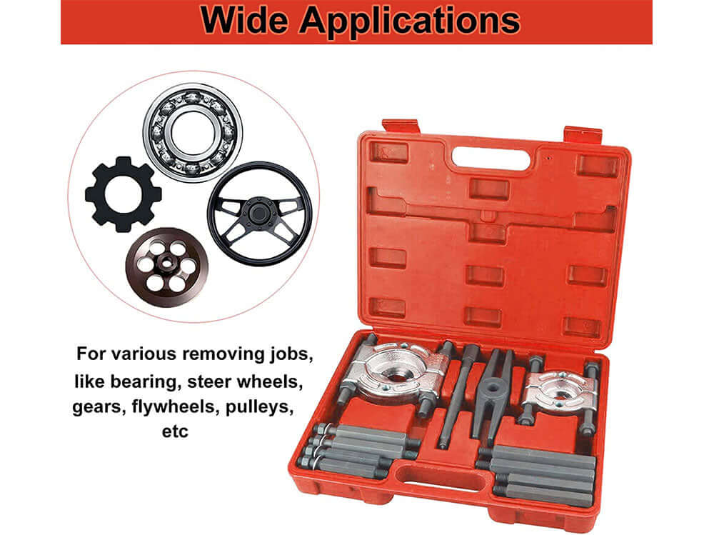 Bearing puller with extensions