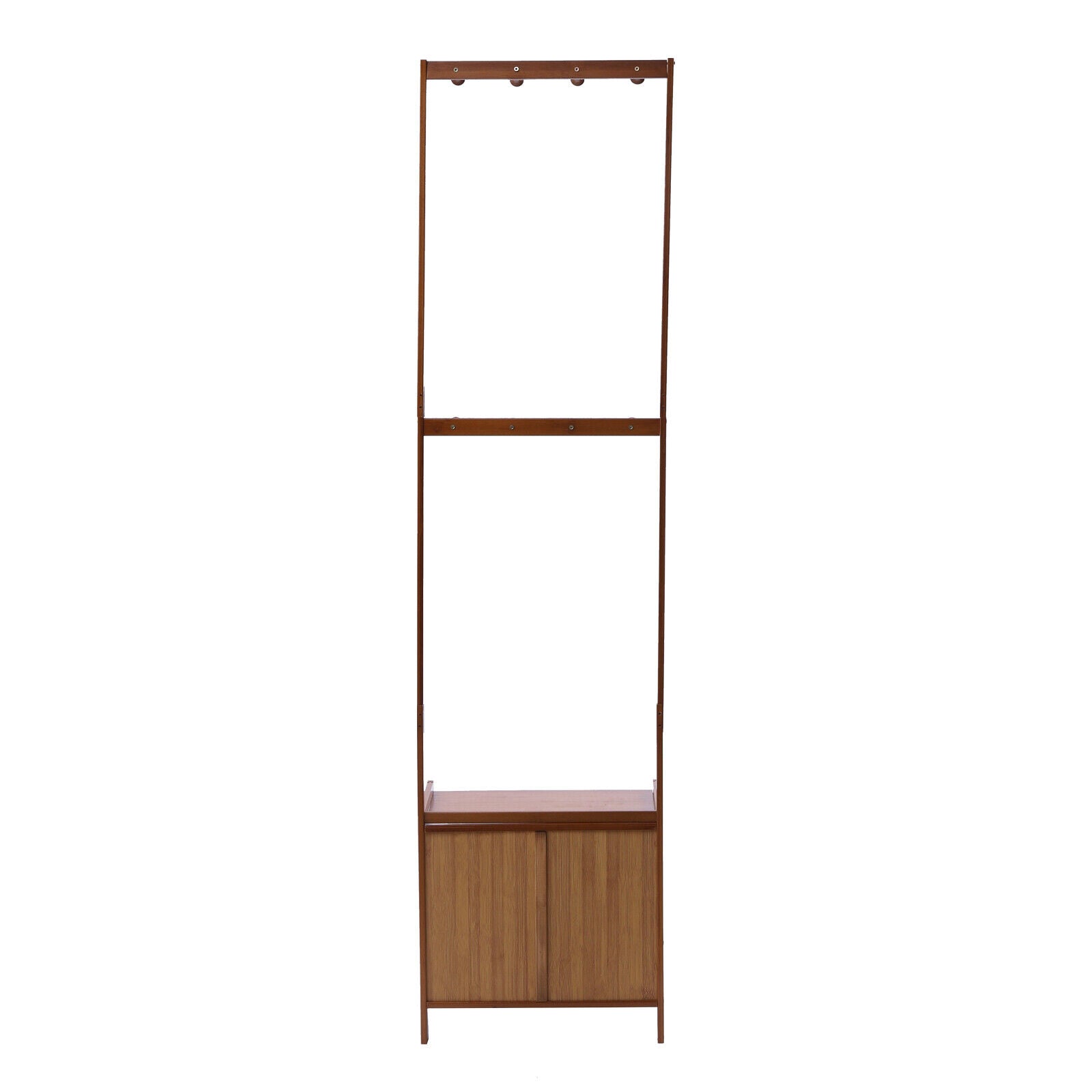 bamboo rack with shelves