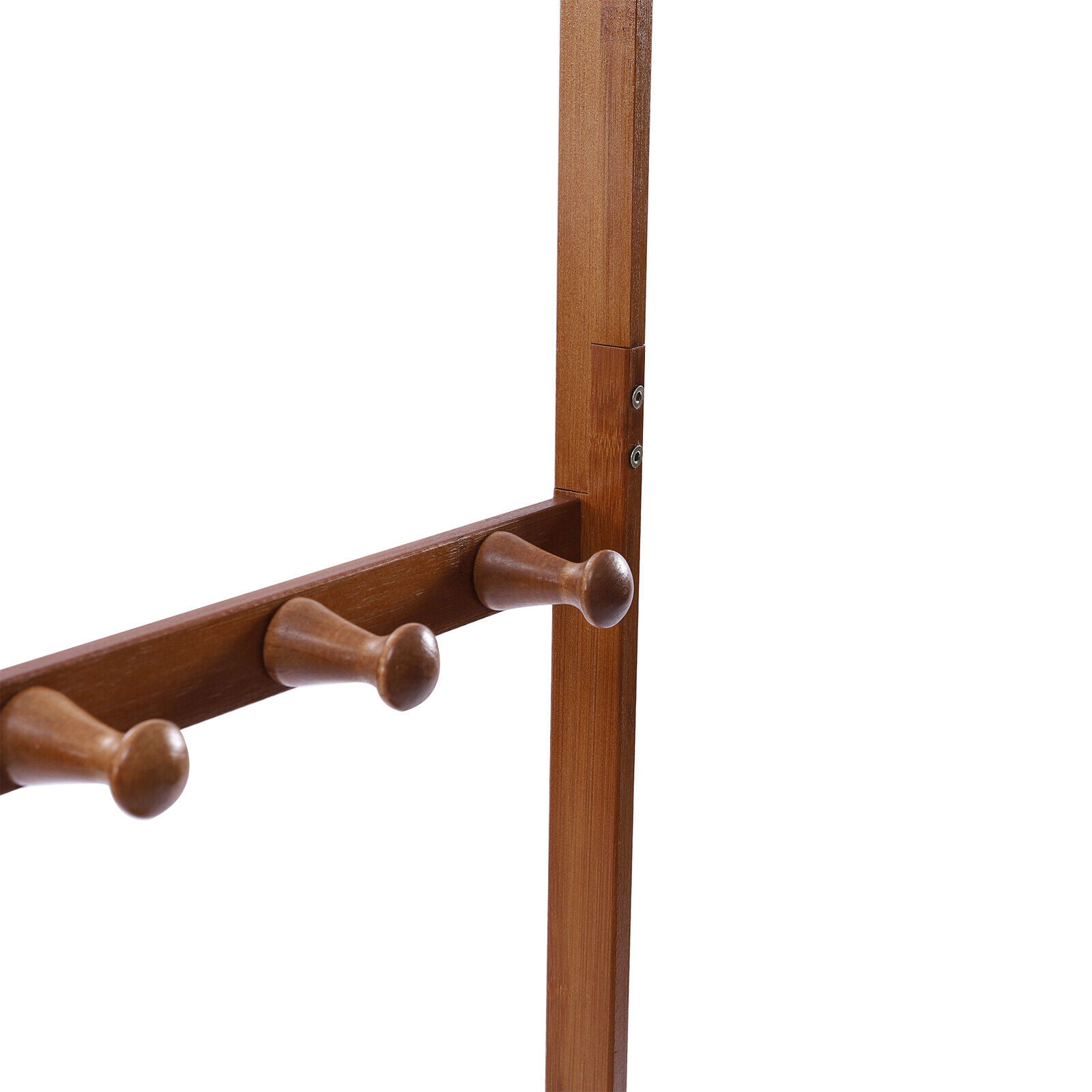 space saving bamboo rack