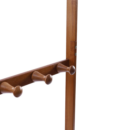 space saving bamboo rack