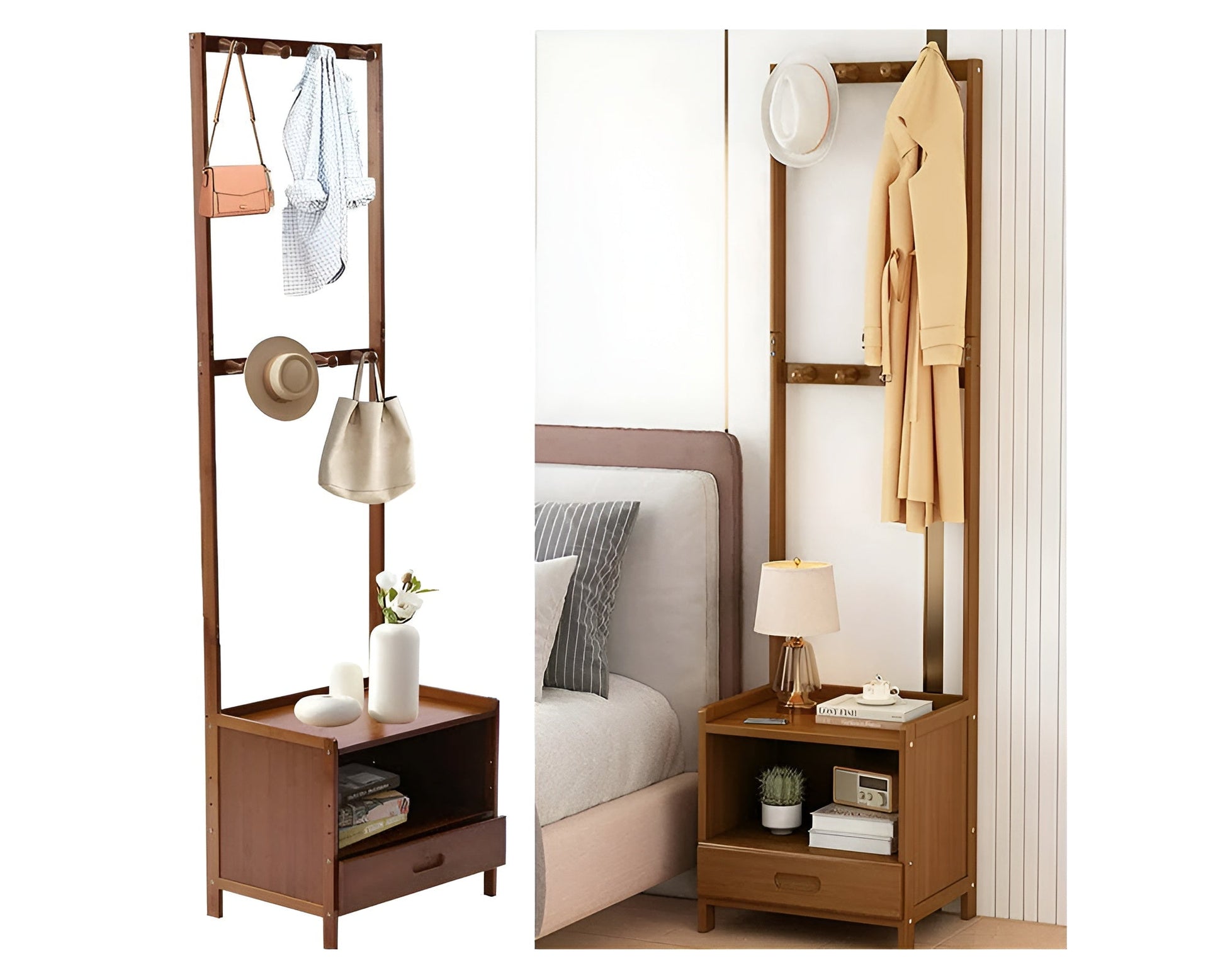 bamboo rack with drawer