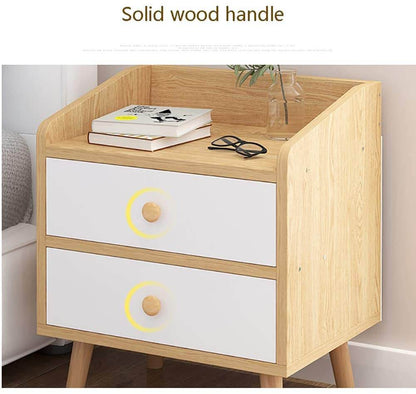 Bedside Table 2 Drawer - The Shopsite