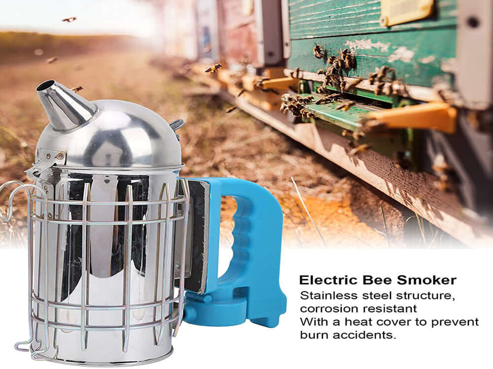 Electric smoker for beekeeping