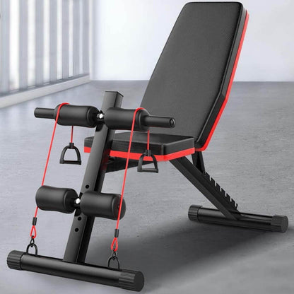 Foldable home gym bench