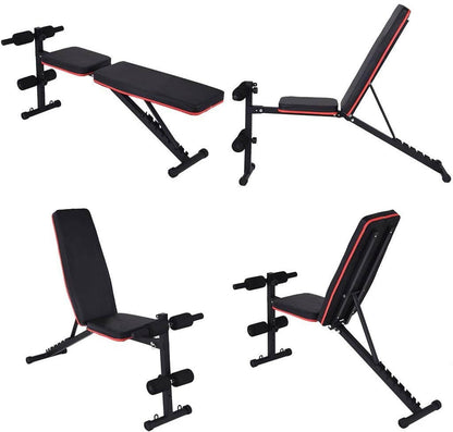 Steel frame weight bench
