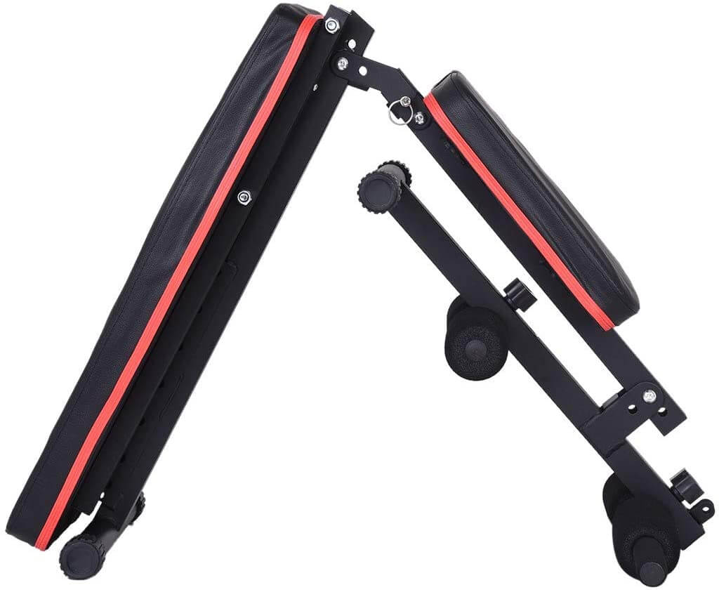 Home gym exercise bench