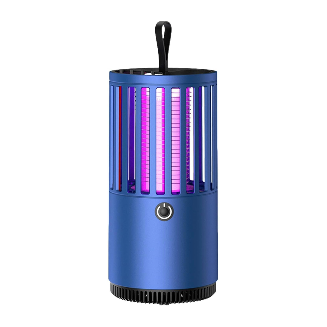 Portable Electric Mosquito Lamp USB Mosquito Zapper Killer (Blue)