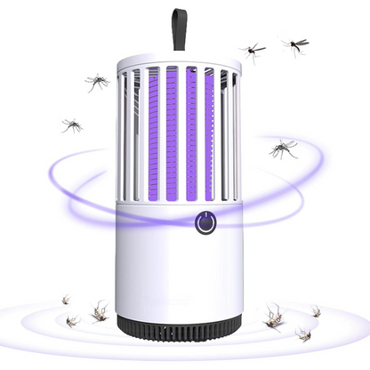 Portable Electric Mosquito Lamp USB Mosquito Zapper Killer (White)