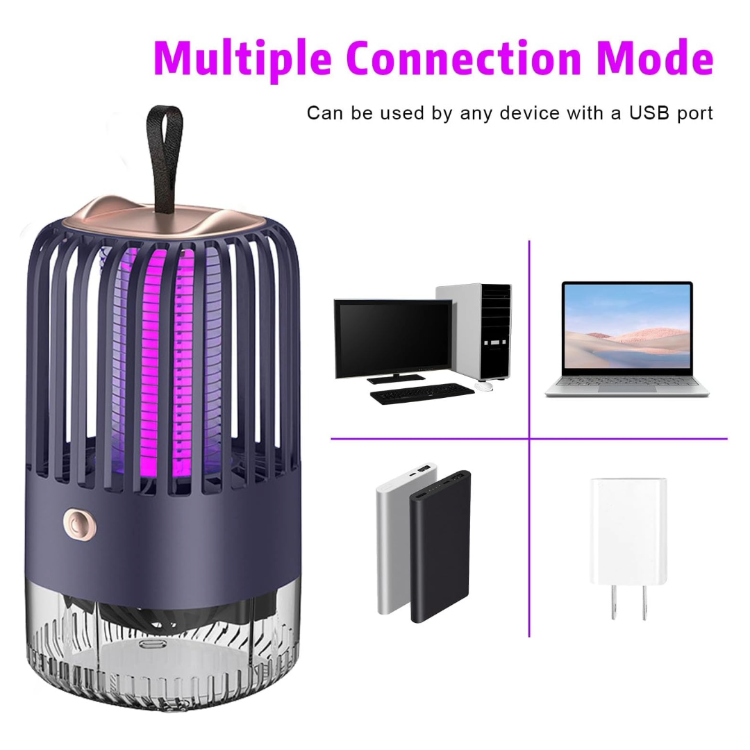 Electric Mosquito Killer Lamp Mosquito Zapper (Blue)