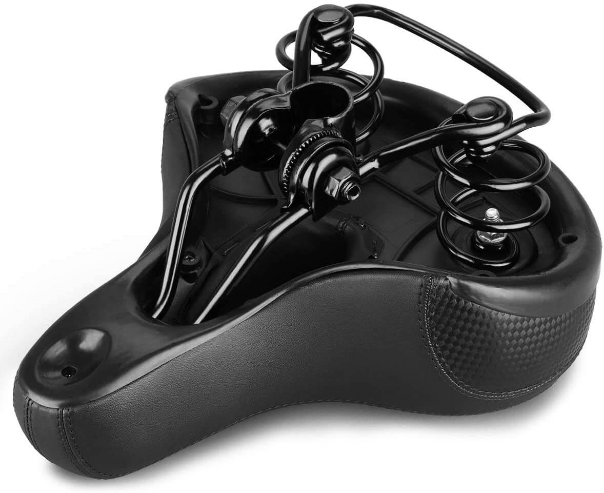 Durable bike saddle surface