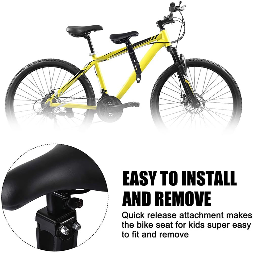 Kids Bike Seat and Handlebar Pack (2-5 years) Mounted Bicycle Saddle Seat child’s  Seat child Bike Seat