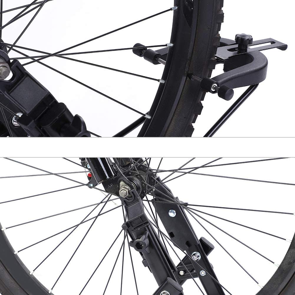 Foldable bike wheel stand