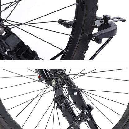 Foldable bike wheel stand